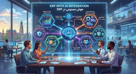 استفاده از هوش مصنوعی (AI) در سیستم‌های برنامه‌ریزی منابع سازمانی (ERP)